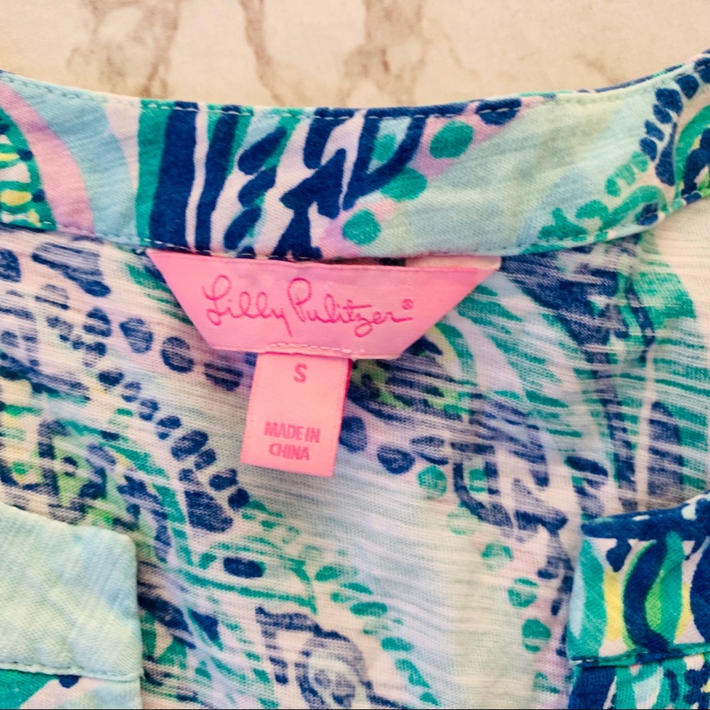 Lilly Pulitzer Marlow Paisley Tank Top - Picture 3 of 4